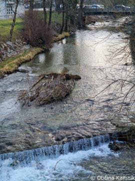 Odstranitev podrtega in poškodovanega drevja iz Nevljice in sotočja Kamniške Bistrice (4)